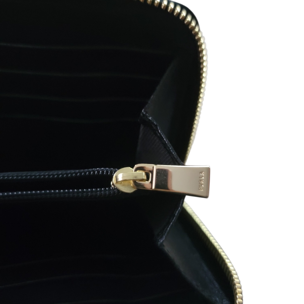 Furla Pink and Black Wallet with Butterfly Design - Picture 4 of 6